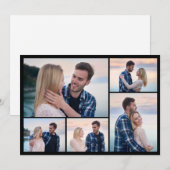 Carte De Correspondance Créez votre propre collage de 5 photos (Devant / Derrière)