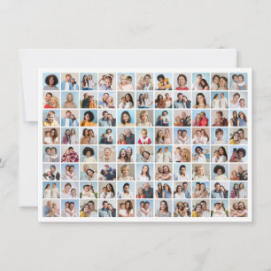 Carte De Correspondance Créez Votre Propre Collage de 88 Photos