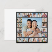 Carte De Correspondance Créez Votre Propre Collage Photo 21 (Devant / Derrière)