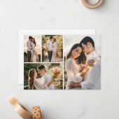 Carte De Correspondance Créez votre propre collection de photos 4 (Devant/Arrière en situation)