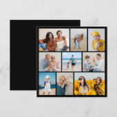 Carte De Correspondance Créez votre propre collection de photos 9 (Devant / Derrière)