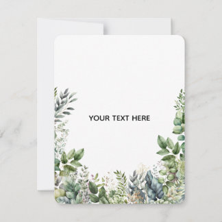 Carte De Correspondance Créez Votre Propre Dessin Botanique