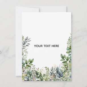 Carte De Correspondance Créez Votre Propre Dessin Botanique