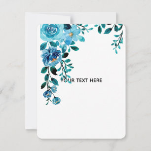 Carte De Correspondance Créez Votre Propre Floral