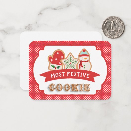 Carte De Correspondance Créez Votre Propre Récompense de Biscuit (Devant/Arrière en situation)