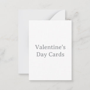 Carte De Correspondance Créez votre propre Saint-Valentin personnalisé