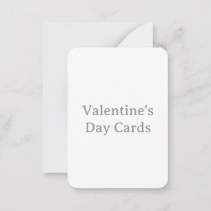 Carte De Correspondance Créez Votre Propre Saint-Valentin Rond Personnalis