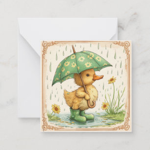 Carte De Correspondance Critère cosy et pluie joyeuse : Belle canicule