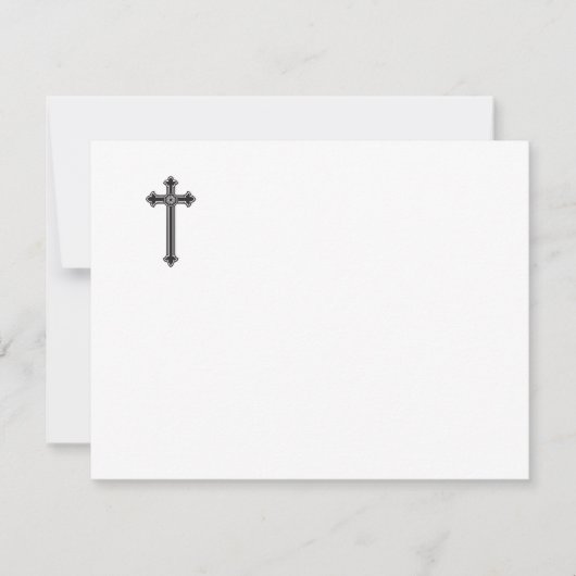 Carte De Correspondance croix chrétienne (Devant)