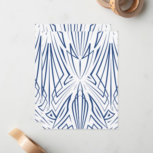 Carte De Correspondance Crystal 3 (Devant/Arrière en situation)