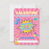 Carte De Correspondance Cube Bubble Gum Classe Valentine Photo (Devant)