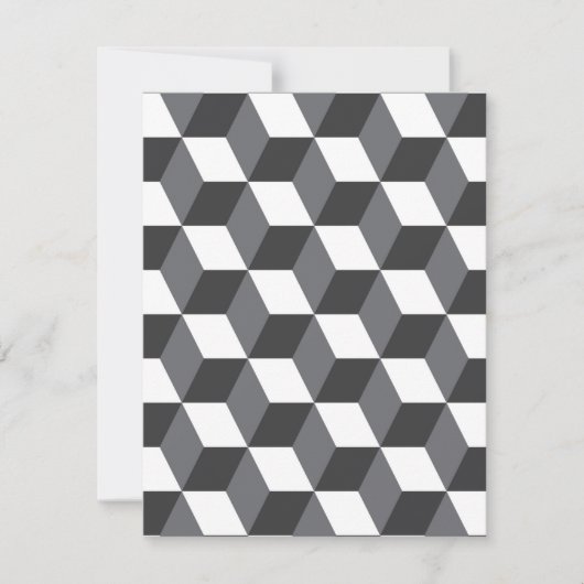 Carte De Correspondance Cubes d'architecture urbaine, simple, moderne moti (Devant)