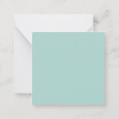 Carte De Correspondance Cultiver le Zen intérieur (Dos)