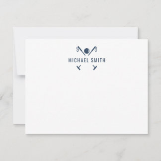 Carte De Correspondance Custom Equestrian Stationery Polo Note Card