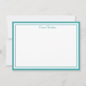 Carte De Correspondance Custom Name Note Card (Devant)