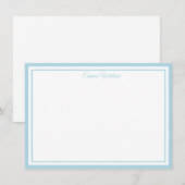 Carte De Correspondance Custom Name Note Card (Devant / Derrière)