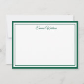 Carte De Correspondance Custom Name Note Card (Devant)
