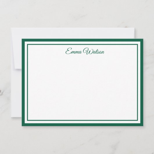 Carte De Correspondance Custom Name Note Card (Devant)