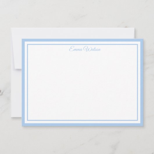 Carte De Correspondance Custom Name Note Card (Devant)