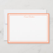 Carte De Correspondance Custom Name Note Card (Devant)