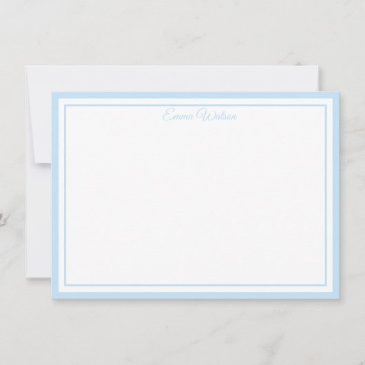 Carte De Correspondance Custom Name Note Card (Devant)