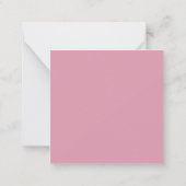 Carte De Correspondance Custom Pink White Flower (Dos)