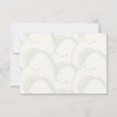 Carte De Correspondance Cute Avocado Drawing Personalized Monogram (Dos)