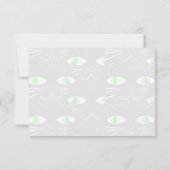 Carte De Correspondance Cute Black Cat Custom Just a Note (Dos)