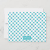 Carte De Correspondance Cute Blue Bow Tie (Dos)