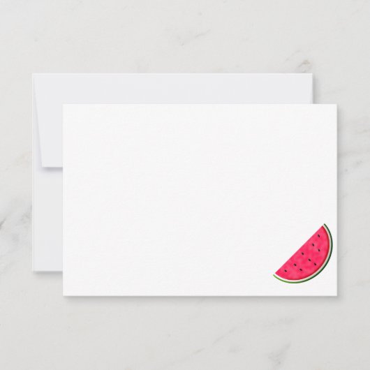 Carte De Correspondance Cute Cartoon Watermelon Custom Blank (Devant)