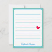 Carte De Correspondance Cute Giraffe Arc-en-ciel avec Coeurs Bonjour (Dos)