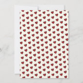 Carte De Correspondance Cute Goose Kids Classroom Valentines Day (Dos)