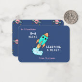 Carte De Correspondance Cute Kids Classroom Valentines Card  (Devant/Arrière en situation)