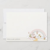 Carte De Correspondance Cute Pastel Sweet Time Candy Land Anniversaire de  (Devant)