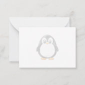 Carte De Correspondance Cute Penguin Drawing Blank Custom (Dos)