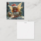 Carte De Correspondance Cute velouté noël Fée (Devant / Derrière)