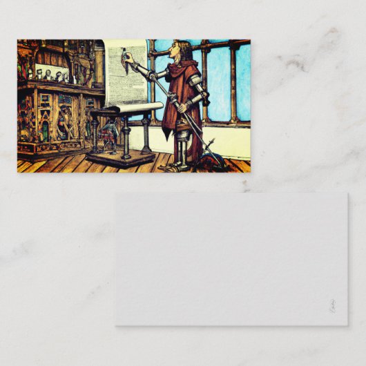 Carte De Correspondance Cyborg Scriptorium (Devant / Derrière)