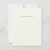 Carte De Correspondance Cypress Topiary personnalisable "Live Grow Thrive" (Dos)