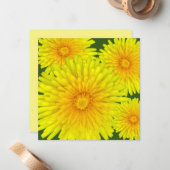 Carte De Correspondance Dandelion été (Devant/Arrière en situation)