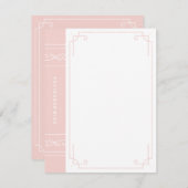 Carte De Correspondance Dans la papeterie imprimée - Bubblegum (Devant / Derrière)