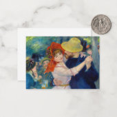 Carte De Correspondance Danse à Bougival, 1883 par Pierre-Auguste Renoir (Devant/Arrière en situation)