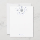 Carte De Correspondance Danse boule disco (Devant)