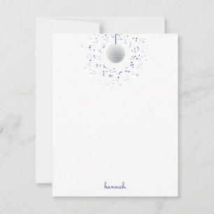Carte De Correspondance Danse Disco Ball
