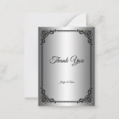 Carte De Correspondance Dark Gothic Halloween wedding (Devant)