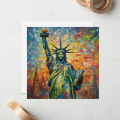 Carte De Correspondance Dawn of Liberty, coutume (Devant/Arrière en situation)