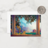 Carte De Correspondance Daybreak, 1922 par Maxfield Parrish (Devant/Arrière en situation)