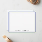 Carte de correspondance de la frontière bleue de l (Devant/Arrière en situation)