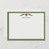 Carte de correspondance de mariage sur le thème de (Devant / Derrière)