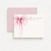 Carte de correspondance de nursery à l'aquarelle a