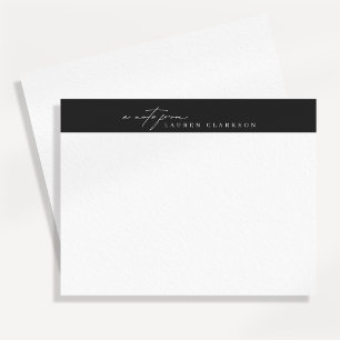 Carte de correspondance de style logo minimaliste